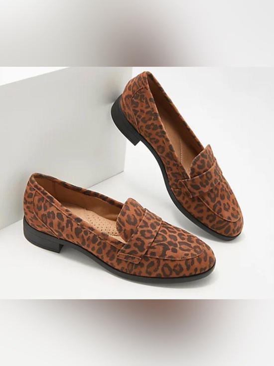 Clarks Shoes - Clarks Trish Rose Loafer Leopard Print Suede Sz 6.5 Ultimate Comfort New w/o Tag
